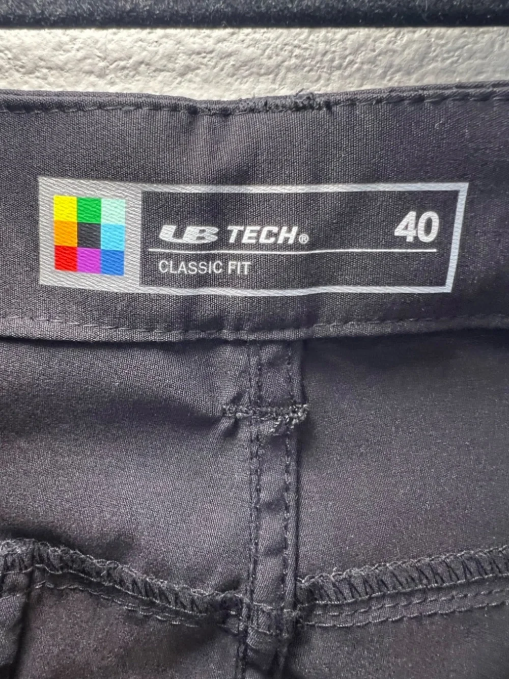 Union Bay UB Tech Classic Fit Cargo Shorts Black Nylon UPF 50 Outdoor NEW 40x11